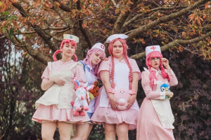 Nurse Joy cosplay group